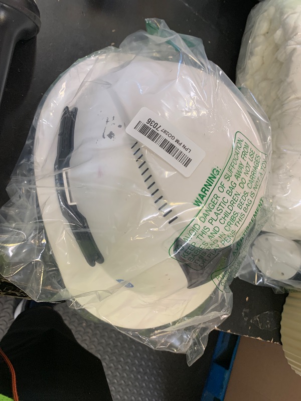Photo 1 of Hardknock Resolve Hard Hat Type 2 Vented Safety Helmet with Full Brim, White