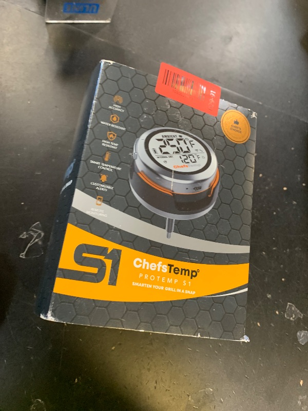 Photo 1 of ProTemp S1 Patented Smart Grill Gauge Thermometer Hub Wi-Fi and Bluetooth for Weber Kamado Joe Grills Smoker Offset Replacement Accessories (Universal Version 3.5"length 0.3"Dia not for Big Green Egg)