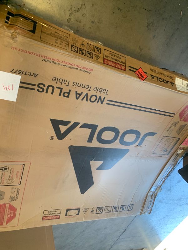 Photo 1 of JOOLA NOVA Ping Pong Table with Waterproof Table Tennis Net Set - Quick Assembly - All Weather Aluminum Composite Surface - Tournament Quality - Indoor & Outdoor Compatible ?Nova Plus