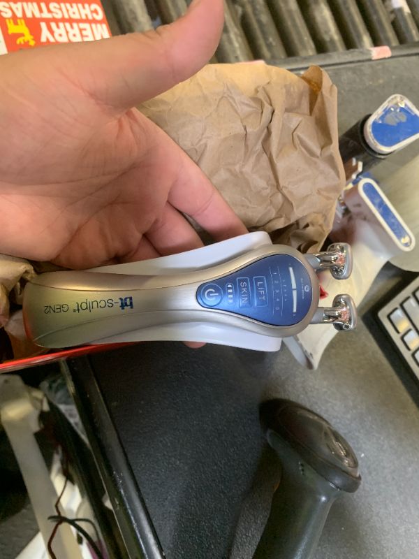 Photo 1 of bt-Sculpt GEN2, Microcurrent Facial Lifting, Sculpting, and Firming with Proprietary Kinesthetic Lifting for Home use (Brushed Alloy)