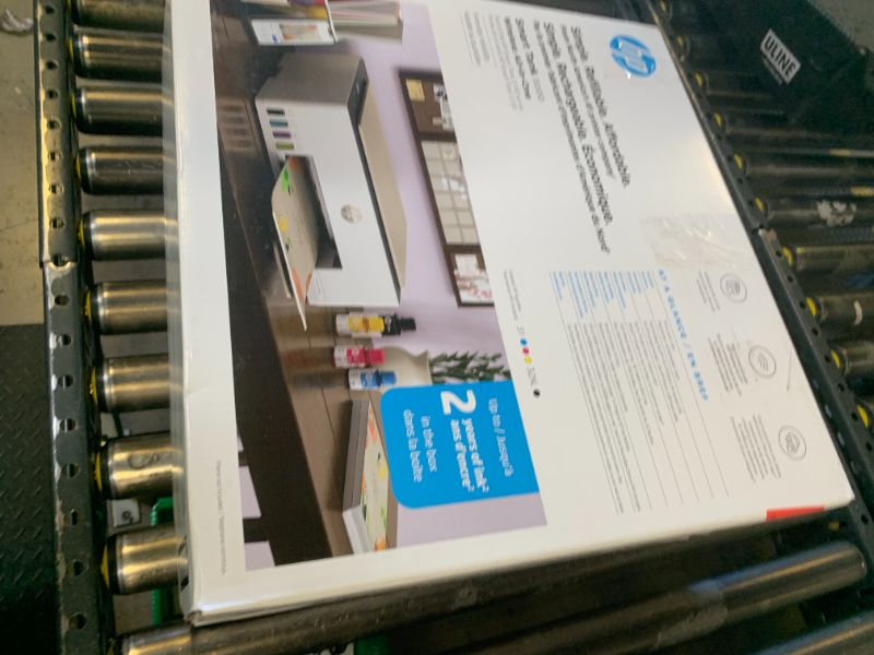 Photo 1 of HP Smart Tank 5000 Wireless All-in-One Ink Tank Printer, Scanner, Copier with 2 Years of Ink Included, Best-for-Home, Cartridge-Free, Refillable and AI-Enabled. (5D1B6A)