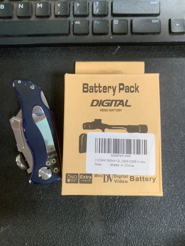 Photo 1 of E EGOWAY 2600mAh Zebra Replacement Battery for Zebra Printer QLN320
