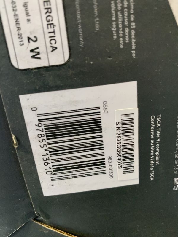 Photo 1 of Logitech G560 PC Gaming Speaker System with 7.1 DTS:X Ultra Surround Sound, Game Based LIGHTSYNC RGB, Two Speakers and Subwoofer, Bluetooth, USB, Immersive Gaming Experience - Black