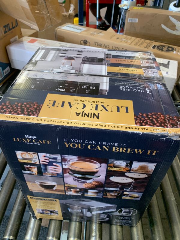 Photo 1 of Ninja Luxe Café Premier 3-in-1 Espresso Machine, Drip Coffee, & Cold Brew