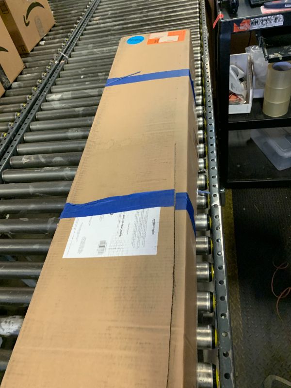 Photo 1 of Amazon Basics Smart Box Spring Bed Base, 5-Inch Height Mattress Foundation, Tool-Free Easy Assembly, King, 79" x 75.5" x 5", White