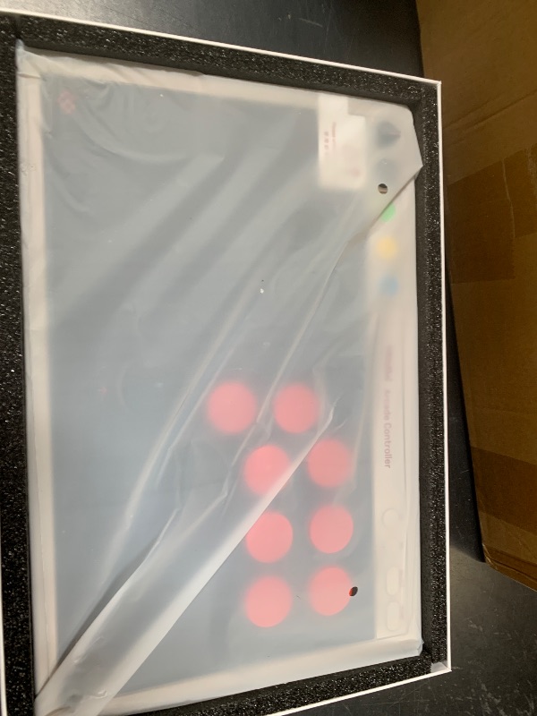 Photo 1 of 8Bitdo All-Button Arcade Controller for Switch/Switch 2 & Windows – Bluetooth, 2.4G, Wired Connectivity, Low-profile Mechanical Switches, 4 Programmable Buttons with fast-mapping, Hot-swappable PCB