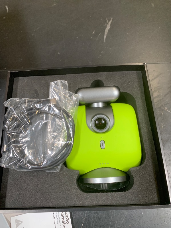 Photo 1 of XbotGo Chameleon AI Auto Sports Action Camera - 4K 60FPS Soccer Camera and Basketball Tracking Camera for Team Sports, Live Streaming, No Subscription, Works with iOS & Android (Lemon Green)