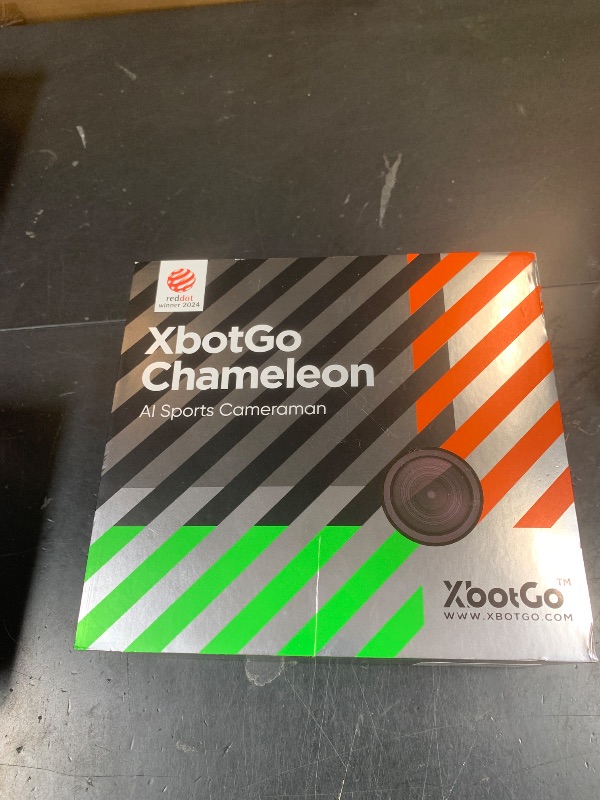 Photo 1 of XbotGo Chameleon AI Auto Sports Action Camera - 4K 60FPS Soccer Camera and Basketball Tracking Camera for Team Sports, Live Streaming, No Subscription, Works with iOS & Android (Lemon Green)