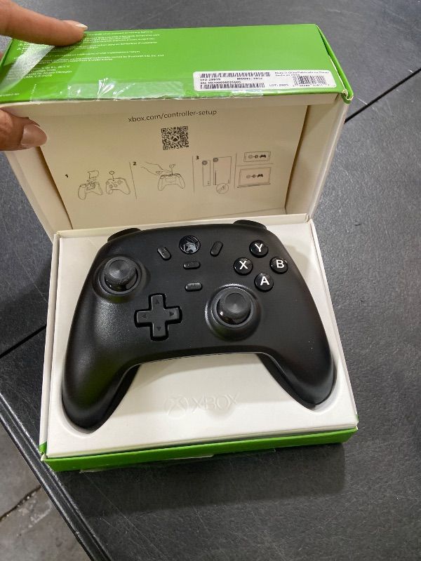 Photo 1 of BLACK NOT WHITE -----------------------------------XBOX Wireless Gaming Controller | Robot White | Console, PC, & Cloud Devices | Textured Grip | Wireless, Bluetooth, USB-C Connectivity