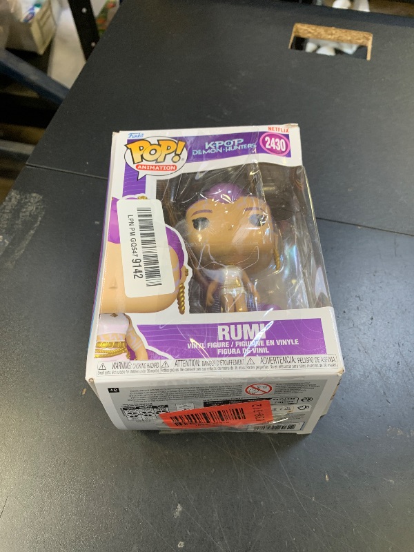 Photo 1 of Funko Pop! Animation: Kpop Demon Hunters - Rumi - 1/6 Odds for Rare Chase Variant - Glow in The Dark - Collectable Vinyl Figure - Gift Idea - Official Merchandise - Toys for Kids & Adults