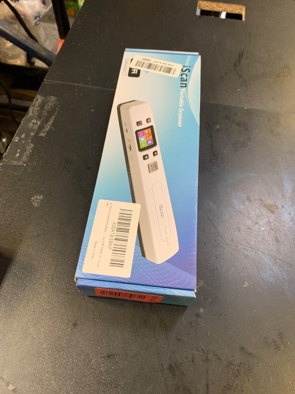 Photo 1 of AUTENS Portable Handheld Scanner Included 16G SD Card, Wand Scanner for A4 Documents Pictures Pages Texts Receipts Books Up to 1050DPI, Colorful LCD Display, Uploads Via USB Cable, No Driver