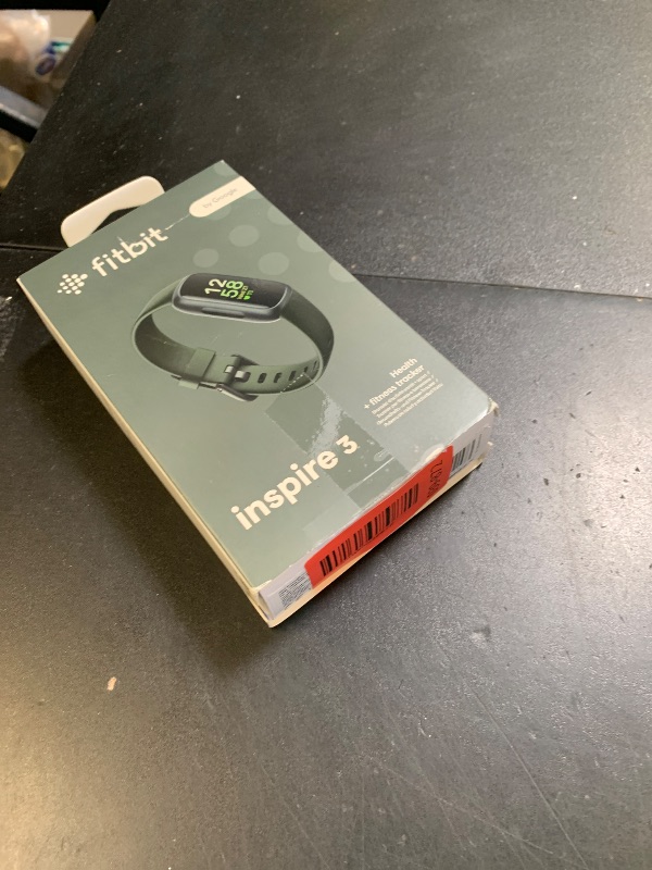 View 3 of Fitbit Inspire 3 Health & Fitness Tracker with Stress Management, Workout Intensity, Sleep Tracking, 24/7 Heart Rate - 3-Month Google Health Premium Membership Included - Midnight Zen/Black