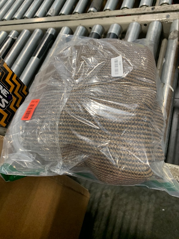 Photo 1 of *** MISSING ROPE *** 90% Sun Shade Cloth with Grommets, 8 x 20 FT Pergola Shade Cover Canopy, Mesh Tarp Sun Screens for Patio, Outdoor, Garden, Backyard, Mocha