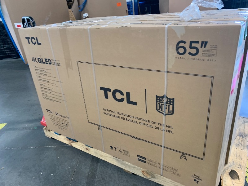 Photo 1 of ** FACTORY SEALED **TCL Amazon Exclusive 65 Inch Class T7 Series | 4K QLED HDR Lag-Free Smart Google TV | 65T7, 2025 Model | 120Hz-144Hz High Brightness, Dolby Atmos, Alexa Voice Remote AI Streaming Gaming Television
