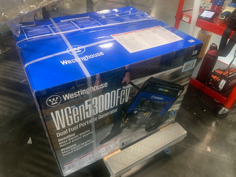 Photo 1 of **FACTORY SEALED**Westinghouse 6500 Watt Dual Fuel Home Backup Portable Generator, Transfer Switch Ready 30A Outlet, RV Ready 30A Outlet, CO Sensor