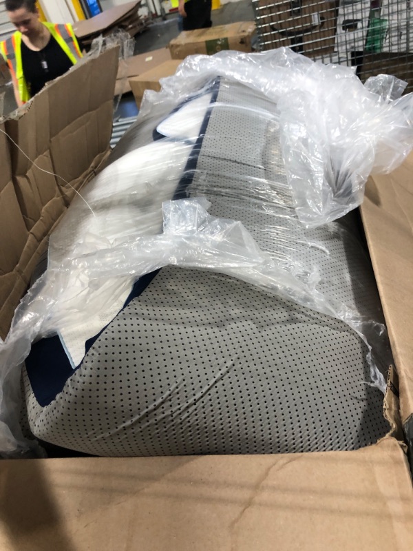 View 2 of *** stock photo similar not exact **** 4-Inch Queen Mattress Topper for Back Pain - Dual Layer Medium Support (2" Gel Memory Foam + 2" Cooling Fluffy Pillow Top Pad), Breathable & Pressure Relief (White)