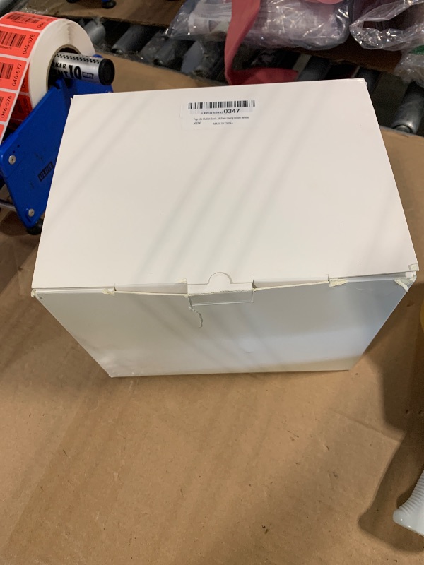 Photo 1 of ****BROKEN*** Pop Up Outlet for Countertop with 15W Wireless Charger & Mobile App Control-3 AC Outlets + USB-A & 20W USB-C Ports, 5.35" Recessed Pop Up Electrical Outlet Space Saver for Home Kitchen Office-White?