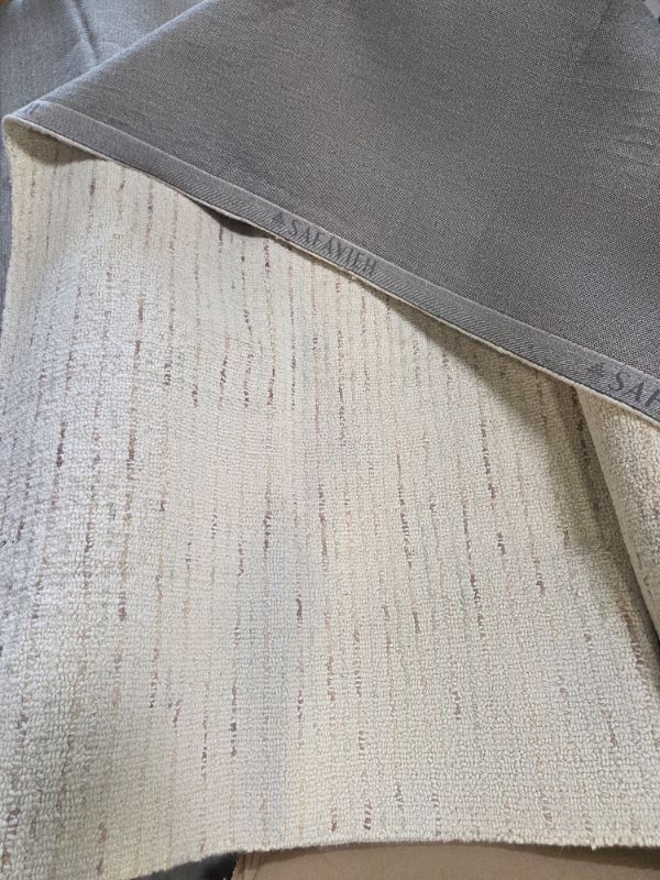 Photo 1 of ***SIMILAR TO STOCK, VIEW ALL IMAGES*** SAFAVIEH Himalaya Collection Area Rug - 10' x 14', Grey, Handmade Wool & Viscose, Ideal for High Traffic Areas in Living Room, Bedroom (HIM153F)