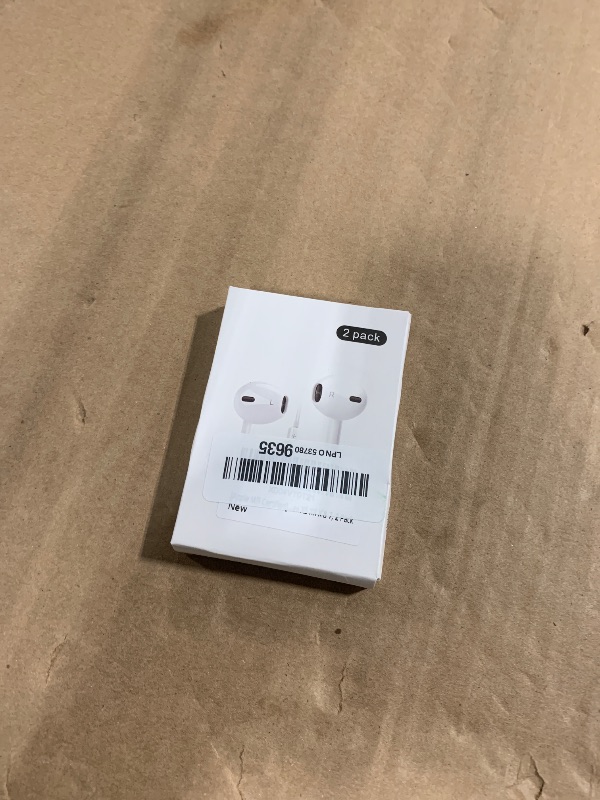 Photo 1 of [Apple MFi Certified] iPhone Headphones Wired, 2 Pack Lightning Earbuds/Earphones Wired with Built-in Mic & Volume Control HiFi Stereo Nosie Reduction Compatible for iPhone 14 13 12 11 Pro Max XS XR X