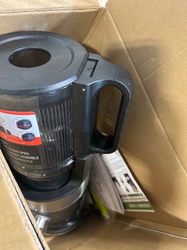 Photo 1 of [Doesn't Unlock] Cold Press Juicer?Aeitto 4.9" Large Feed Chute Juicer Machines for Whole Fruits & Vegetables,High Juice Yield,Professional Masticating juicer Easy to Clean,Grey