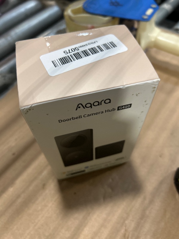 Photo 1 of !!!FINAL SALEEEEEEAqara Smart Doorbell Camera G410 with Chime, 2K, HomeKit Secure Video, 2-Way Audio, Built-in Matter Hub, Wireless/Wired, Supports Apple Home, Alexa, Google, Home Assistant, 2.4G/5GHz Wi-Fi, Gray