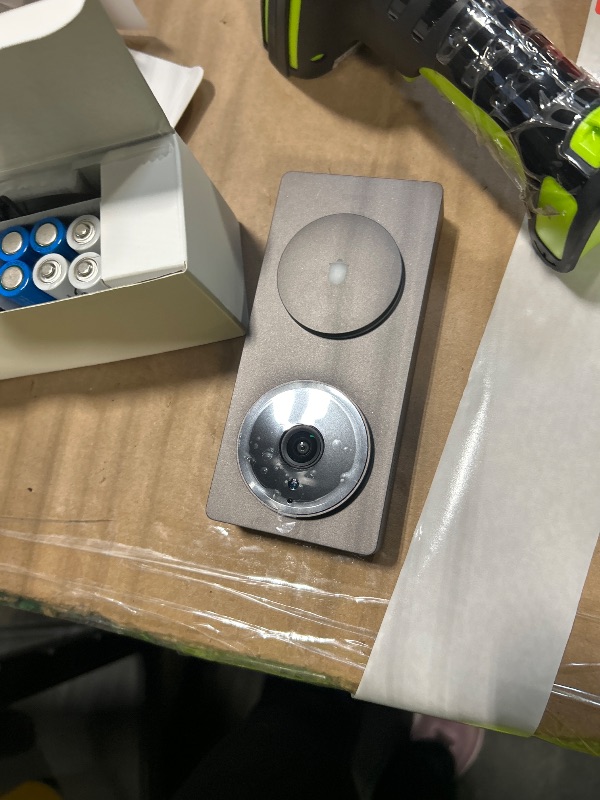 Photo 1 of !!!FINAL SALEEEEEEAqara Smart Doorbell Camera G410 with Chime, 2K, HomeKit Secure Video, 2-Way Audio, Built-in Matter Hub, Wireless/Wired, Supports Apple Home, Alexa, Google, Home Assistant, 2.4G/5GHz Wi-Fi, Gray