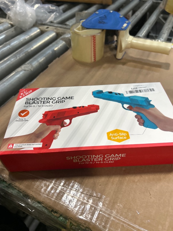 Photo 1 of **MISSING ONE**
FASTSNAIL Controller Grips for Nintendo Switch/Switch OLED for Joy-Con, Replacement for Switch Joycon Controller Game Gun Hand Grips for Switch Joycons/Switch OLED (Blue+Red)