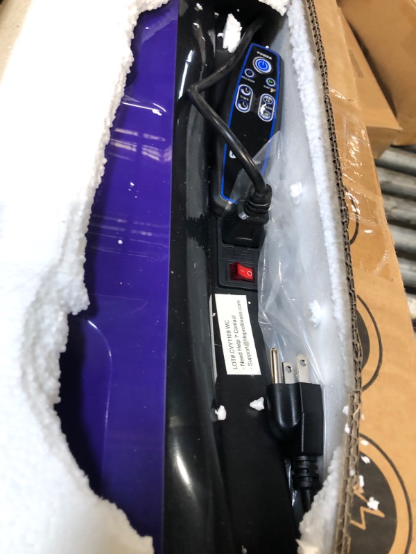 Photo 1 of ***PARTIAL SET - MACHINE ONLY*** Lifepro Waver Vibration Plate Exercise Machine – High-Intensity Vibration Plate for Lymphatic Drainage – Full-Body Workout Vibrating Platform with Loop Bands – Fitness Equipment for Strength & Toning