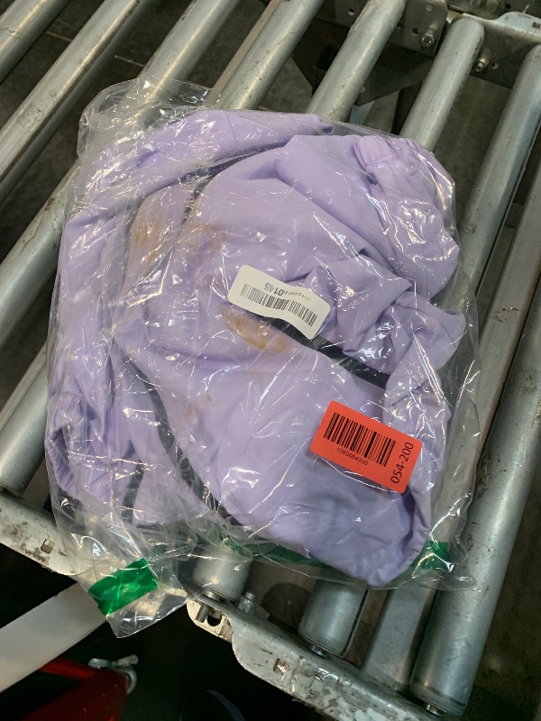 Photo 1 of *** NEEDS TO BE CLEANED **** Rolanko Kids Rain Jacket Girls Windbreaker Raincoat Boys Lightweight Hooded Jacket Water Resistant Outdoor (Purple,8-10)