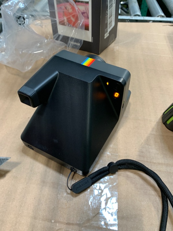 Photo 1 of ** NO FILM ** Polaroid Now 3rd Generation I-Type Instant Camera + Film Bundle - Now Black Camera + 16 Color Photos (6560)