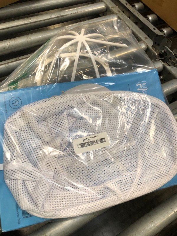 Photo 1 of **DAMAGED**
Hat Washer Cage Hat Cleaner for Baseball Caps Fit for Adults and Kids Hats, White