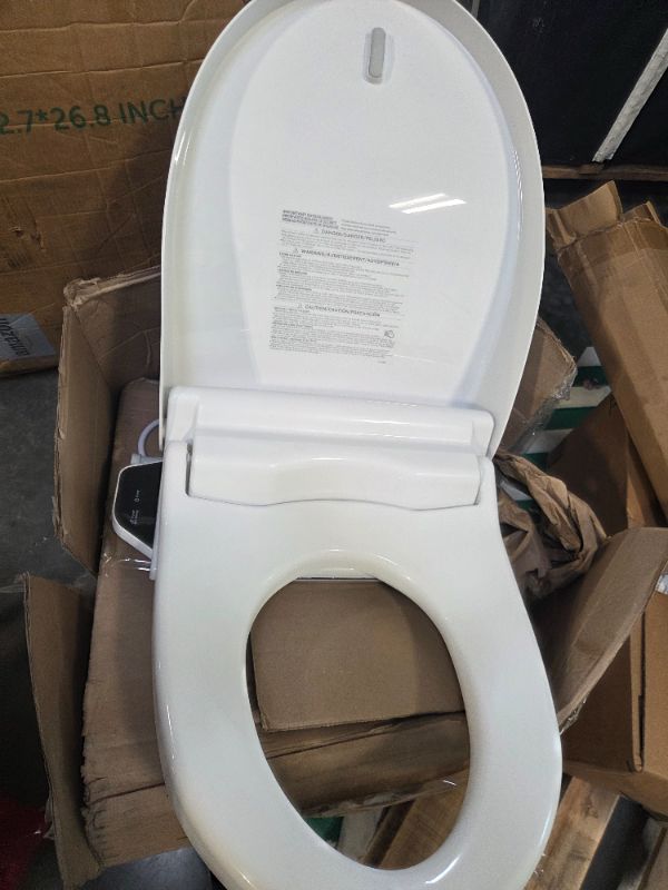 Photo 1 of ***VIEW ALL IMAGES*** TOTO® WASHLET® KS6 Electronic Bidet Toilet Seat with Instantaneous Water Heating, PREMIST and EWATER+ Wand Cleaning, Elongated, Cotton White - SW3946#01
