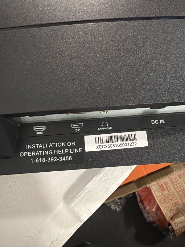 Photo 1 of **NOT FUNCTIONAL/PARTS ONLY**
SANSUI 24 Inch Curved Gaming Monitor up to 180Hz MPRT 1ms with Built-in Speakers,FHD 1080P Computer Monitor Freesync 130% sRGB HDR,HDMI DP Ports VESA Mount Metal Stand(ES-G24C1 HDMI Cable Included)