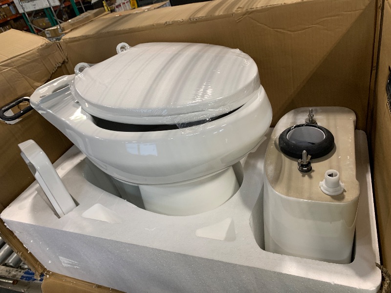 Photo 1 of ** NEW ** Two-Piece Toilets for Bathrooms, Comfort ADA Toilet with 19" Height, Elongated with Soft Close Seat, Power Flush 1.28 GPF