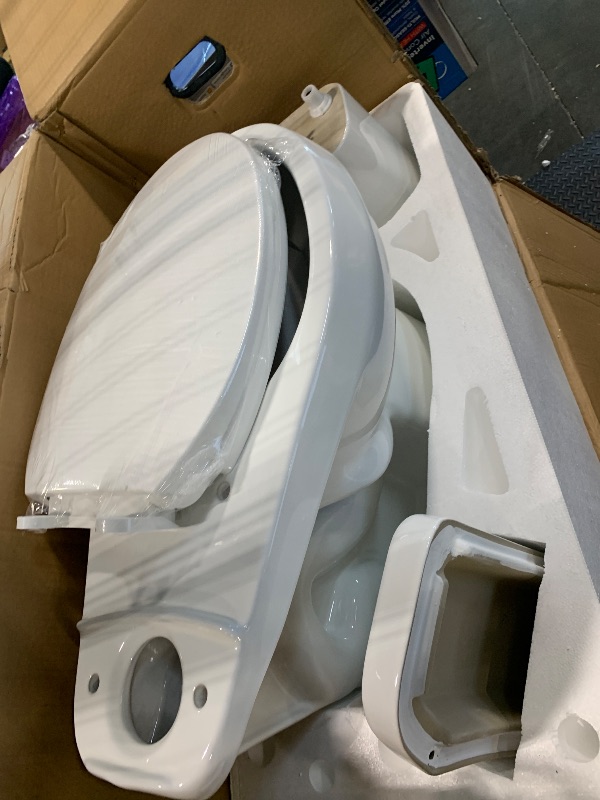 Photo 1 of ** NEW ** Two-Piece Toilets for Bathrooms, Comfort ADA Toilet with 19" Height, Elongated with Soft Close Seat, Power Flush 1.28 GPF