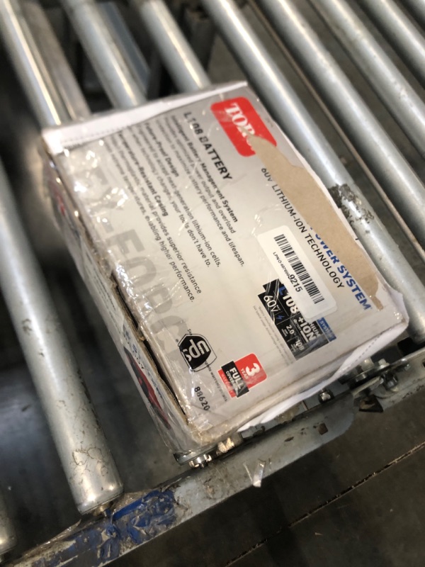 Photo 1 of [UNTESTED] Toro 60V MAX* Flex-Force 2.0Ah Lithium-Ion Battery