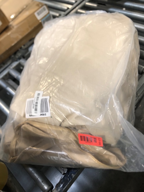 Photo 1 of ***MINOR DAMAGE*** F&J Outdoors Patio Furniture Covers, Waterproof Anti-UV for Table and Chairs Set, Beige, 108"x82"
