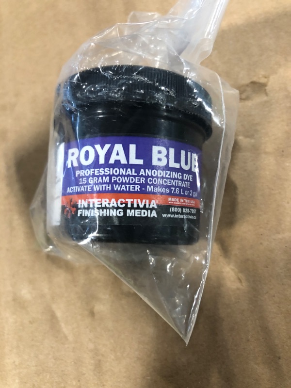 Photo 1 of ***SIMILAR***
Procion Tie Dye Powder Bright Blue 8oz Jar - for Permanent & Washfast Use as Ice Powder, Cold Water Fabric Clothing