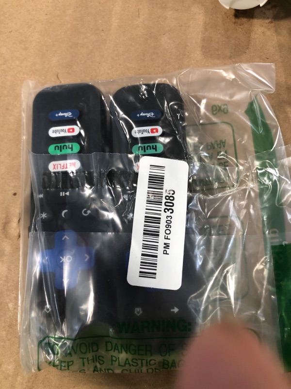 Photo 1 of (Pack of 2) Replacement Remote Control Only for Roku TV, Compatible for TCL Roku/Hisense Roku/Onn Roku/Sharp Roku/Element Roku/Westinghouse Roku/Philips Roku Smart TVs (Not for Roku Stick and Box)