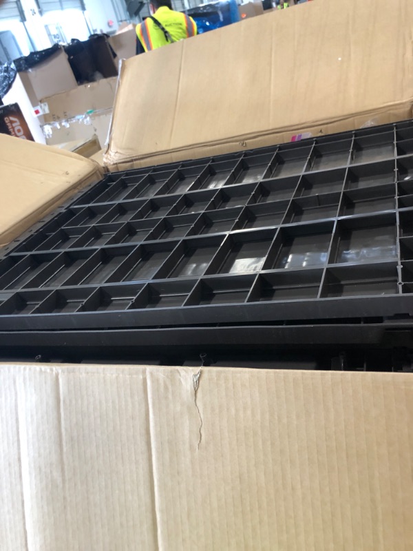 Photo 1 of ** sold as is no refund/return**
YITAHOME XXL 240 Gallon Extra Large Deck Box, Waterproof Resin Outdoor Storage Box with Lock and 3-Person Bench Seating for Patio Furniture Cushions,Garden Tools & Pool Accessories, Dark Brown