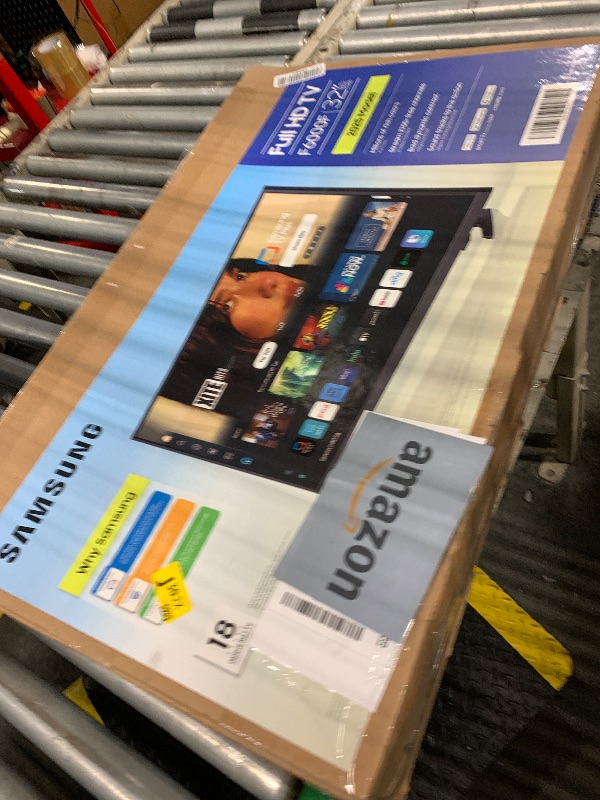 Photo 1 of **DAMAGED SCREEN** SAMSUNG 32-Inch Class Full HD F6000 Smart TV (2025 Model) HDR, Object Tracking Sound Lite, Knox Security, One UI Tizen, Smart TV