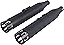 Photo 1 of **SIMILAR ITEM** **UNKNOWN ACTUAL DETAILS** SHARKROAD 4.0" Slip On Mufflers For for Harley Touring 2009-2016 Black 409526BB