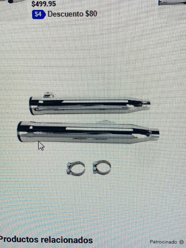 Photo 1 of **SIMILAR ITEM** **UNKNOWN ACTUAL DETAILS** 3in Slip-On Mufflers