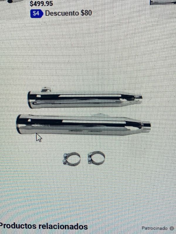 Photo 1 of **SIMILAR ITEM** **UNKNOWN ACTUAL DETAILS** 3in Slip-On Mufflers