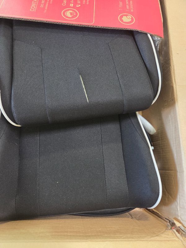 Photo 1 of ****MISSING WHEELS**** GTPLAYER Gaming Chair with Footrest, Computer Chair with and Lumbar Support, Height Adjustable Game Chair with 360°-Swivel Seat and Headrest and for Office or Gaming (All Black-Fabric)