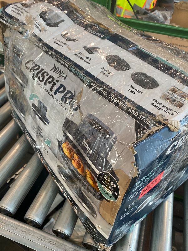 Photo 1 of [MAJOR DAMAGE/USED] [DEFECTIVE ITEM]
Ninja Crispi Pro 6-in-1 Glass Air Fryer | With Nontoxic, 6qt & 2.5qt Containers & Lids | Microwave, Freezer, Dishwasher Safe | 450°F Max Temp | 1800 Watt | Cyberspace | AS101CY