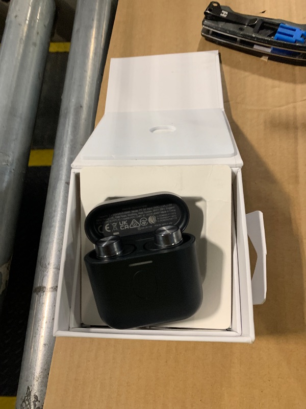 Photo 1 of ***NOT WORKING PROPERLY***Bowers & Wilkins Pi7 S2 True Wireless Noise Cancelling Headphones – Active Noise Cancellation, Qualcomm aptX, Bluetooth, Crystal-Clear Calls, Wireless and 15-Minute Charging, Satin Black