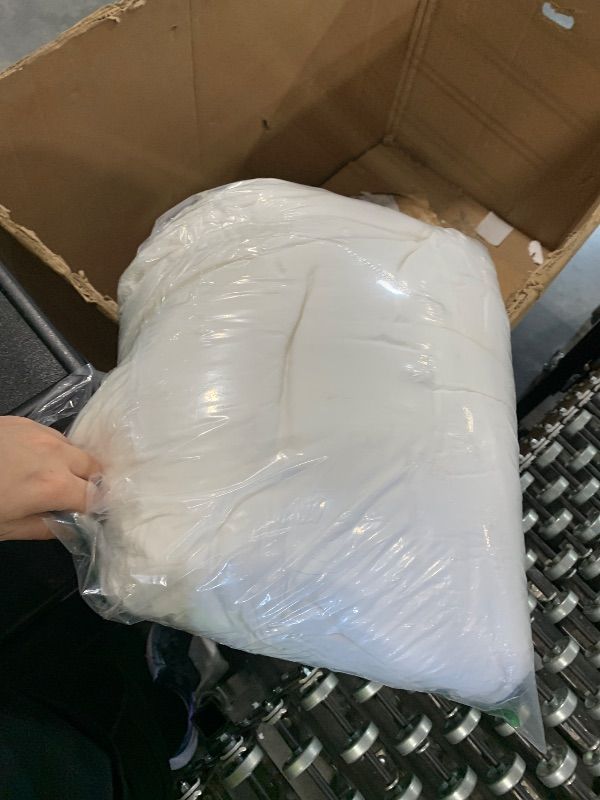 Photo 1 of ****SIMILAR PRODUCT*** Globon Cooling Comforter King Size, Lightweight Summer Comforter for Hot Sleepers,Ultra Soft Bamboo Viscose Fabric, Breathable & Moisture Wicking,Soy Fiber Blend Fill, White