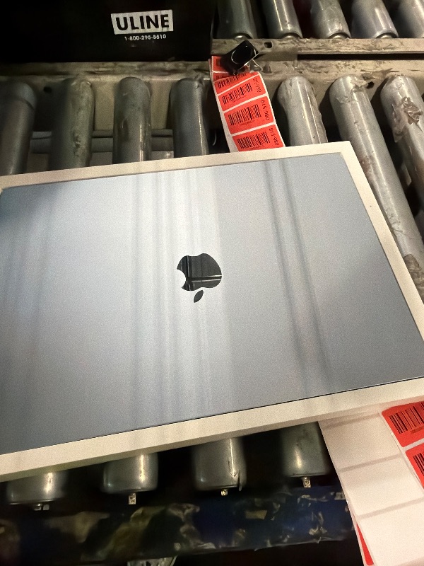 Photo 1 of ***LOCKED**** Apple 2025 MacBook Air 15-inch Laptop with M4 chip: Built for Apple Intelligence, 15.3-inch Liquid Retina Display, 16GB Unified Memory, 256GB SSD Storage, 12MP Center Stage Camera, Touch ID; Sky Blue