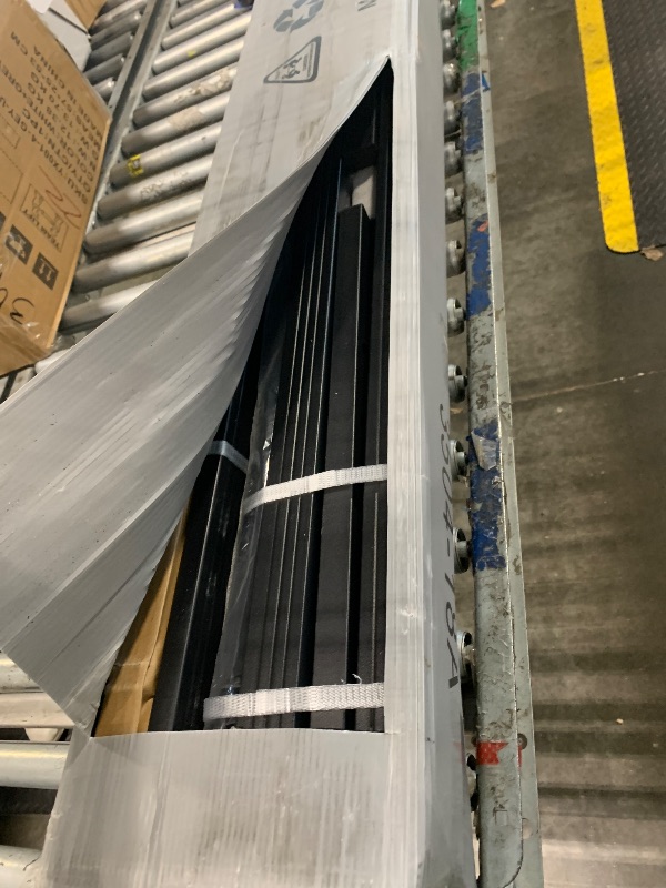 Photo 1 of *****AS IS ALL SALES FINAL NO RETURNS ******Hunlostten 18in High Queen Bed Frame No Box Spring Needed, Heavy Duty Metal Platform Bed Frame Queen Size with Round Corners, Easy Assembly, Noise Free, Black